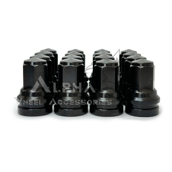 32 OEM Black Factory Style Lug Nuts 14x1.5 For Ford Super Duty F