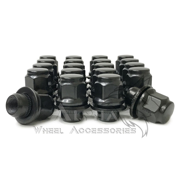 20 Black OEM Factory Mag Lug Nuts 12x1.5 For Mitsubishi Lancer Eclipse