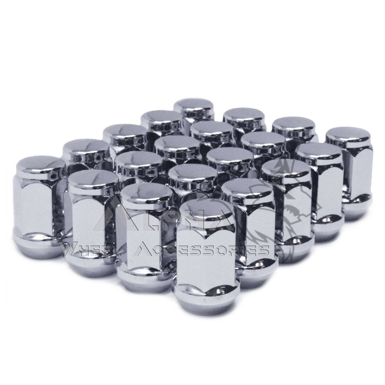 20 Chrome Lug Nuts 14x1.5 For 2008 & Newer Dodge Challenger