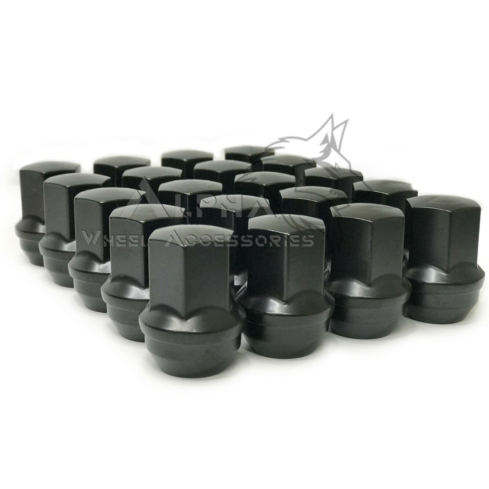 32pc Black Spline Drive Spike Lug Nuts — Dually Wheels Canada