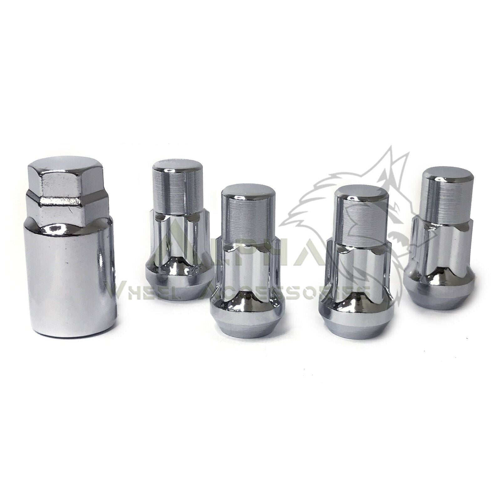 Chrome OEM Style Lug Nuts For 2015-2024 Ford F-150 & Expedition - 24-Pack, 14x1.5 Thread