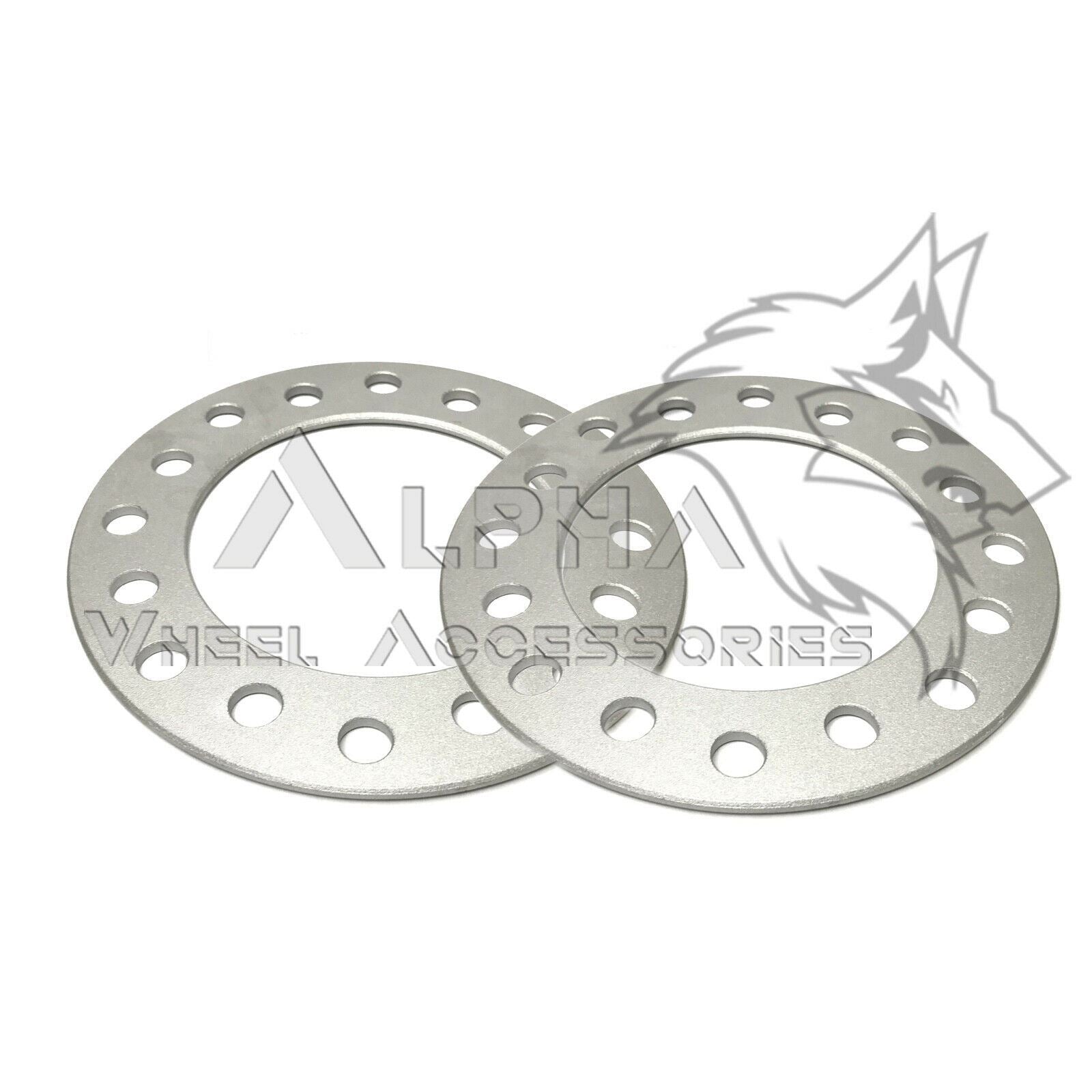 2Pc 8x200 Dually Wheel Spacers 1/4" (6mm) – Fits Ram 3500 Heavy Duty DRW – Front Or Rear