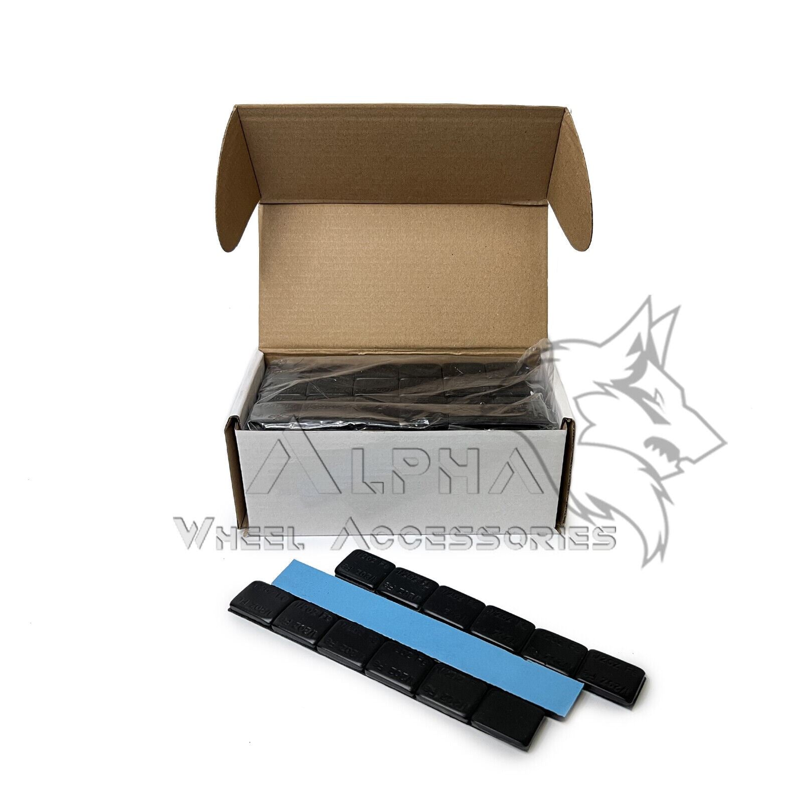 1Box 1/4 Oz Black Tire Wheel Balancing Weights Stick-On Adhesive - Foto 8