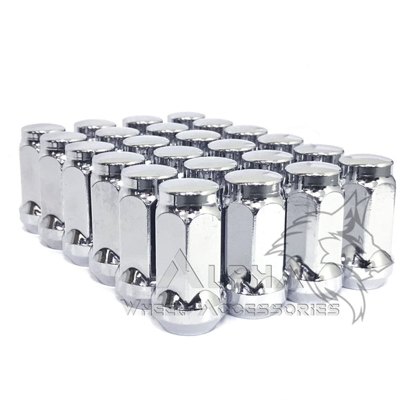 32x 2 Tall Chrome 14x1.5 Acorn Lug Nuts 3/4 Hex Fit C2500/3500 32x 2 Tall Chrome 14x1.5 Acorn Lug Nuts 3/4 Hex Fit C2500/3500