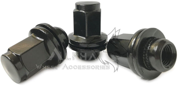 24pc Black M14x1.5 OEM Factory Style Lug Nuts – 60° Cone Seat – Fits 2019-2022 Dodge Ram 1500