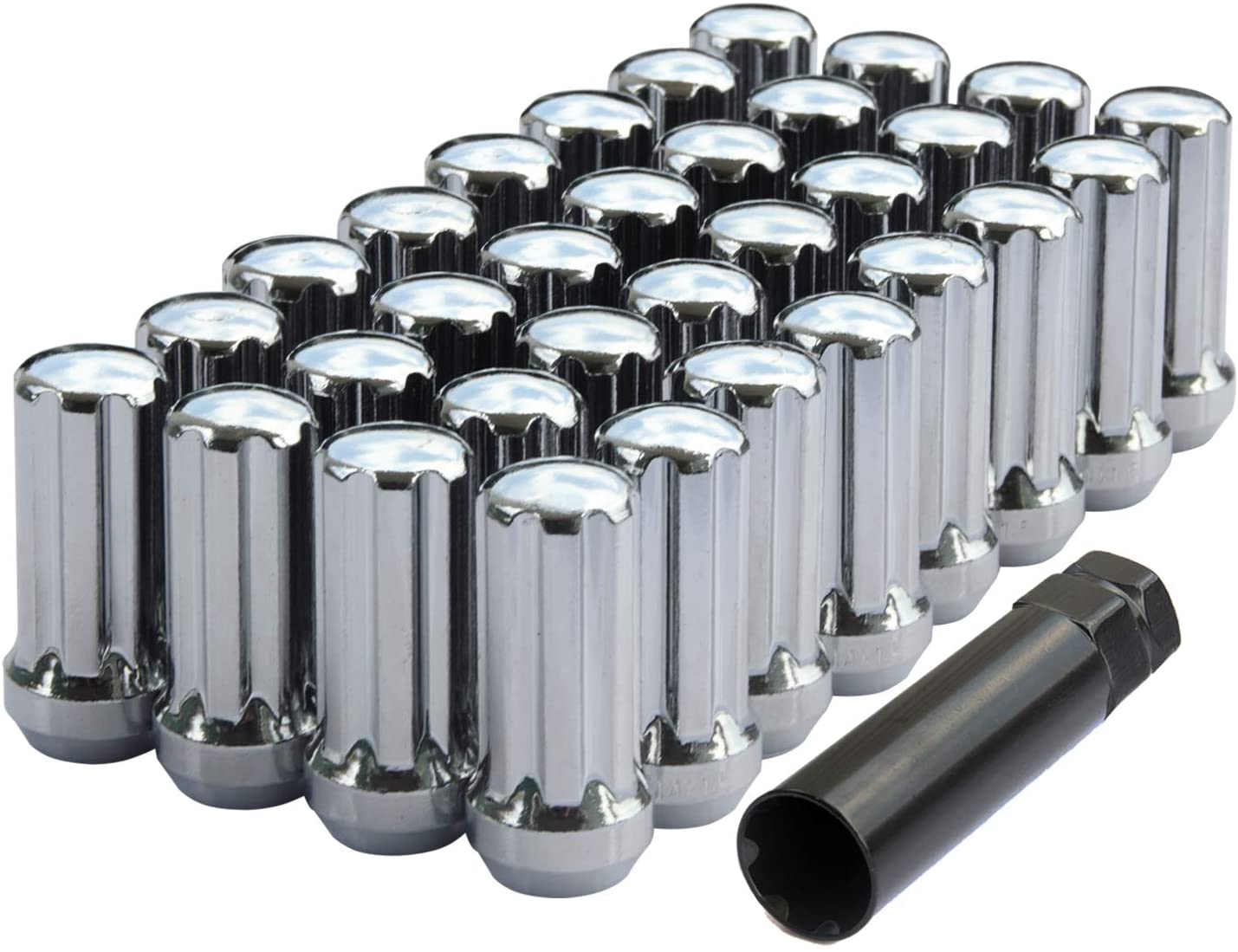 32 9/16 Chrome Rims Wheels Spline Locking Lug Nuts Dodge RAM 2500 3500 32 9/16 Chrome Rims Wheels Spline Locking Lug Nuts Dodge RAM 2500 3500